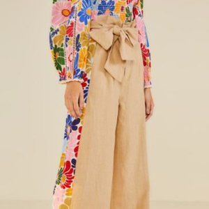 Farm Rio Sand Sunny Daisies Pants